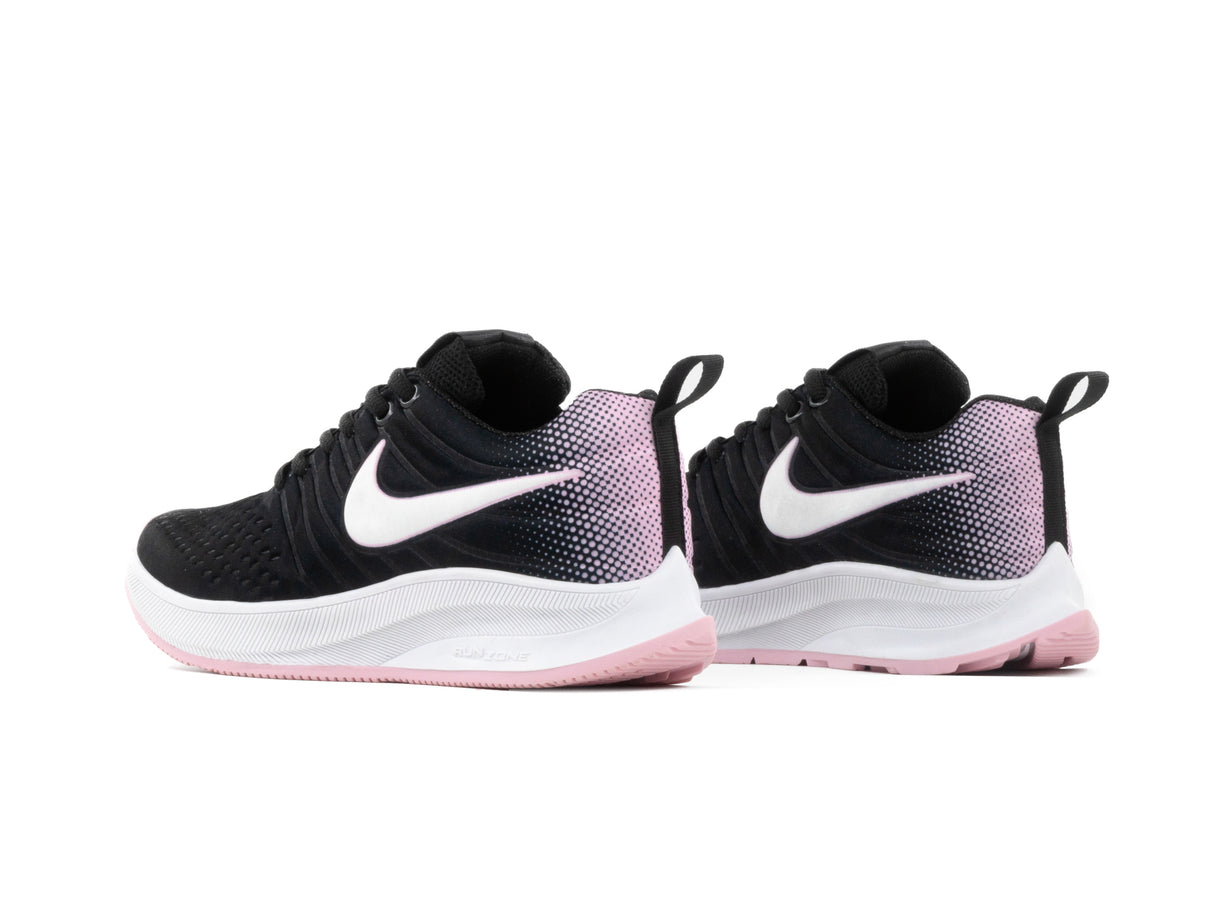 Tenis 012 Negro Rosa