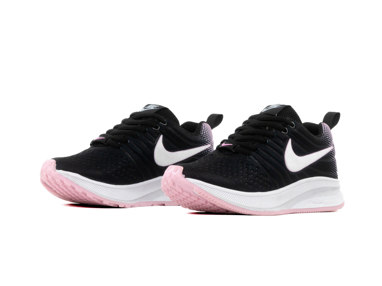 Paq 6 Pares Tenis 012 Negro Rosa 23/26.5