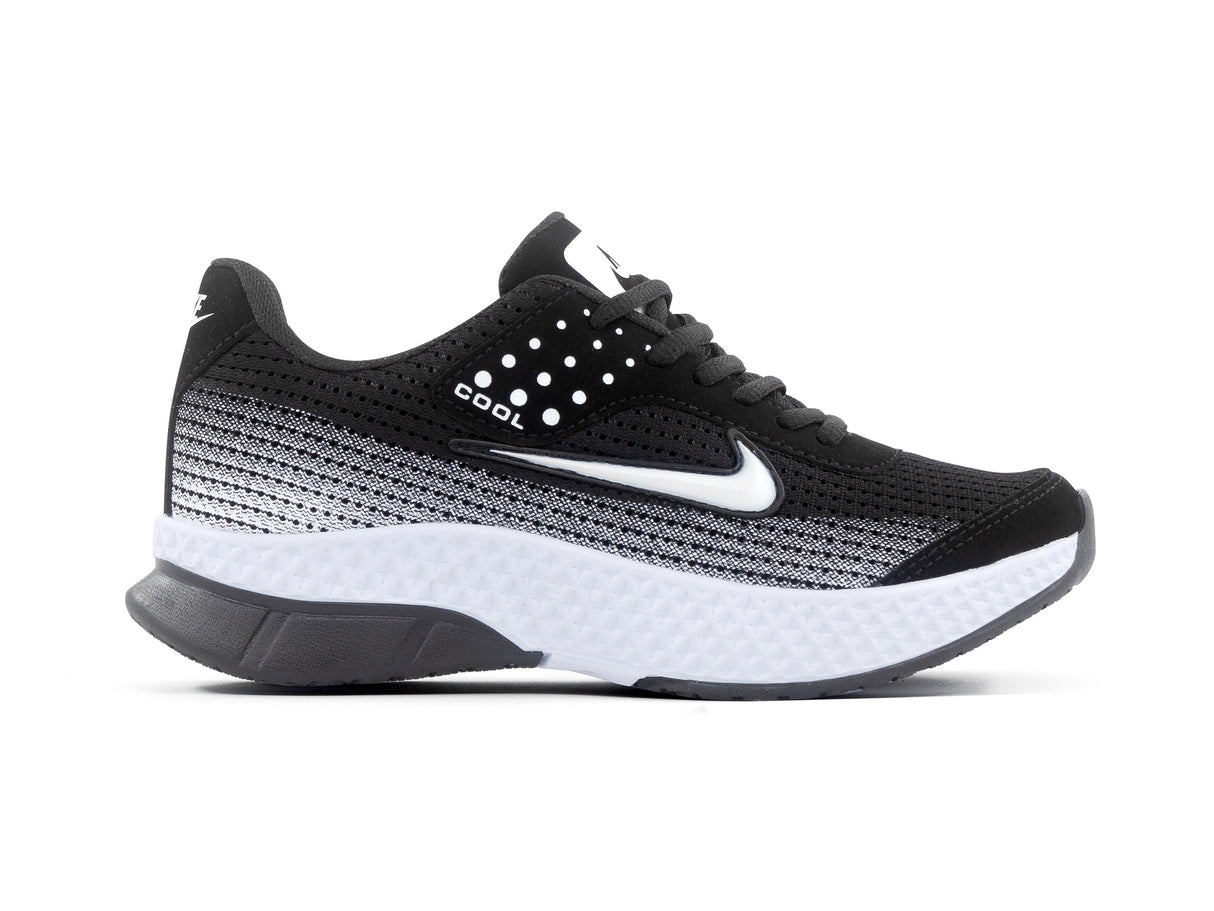 Paq 6 Pares Tenis 013 Negro Blanco 23/26.5