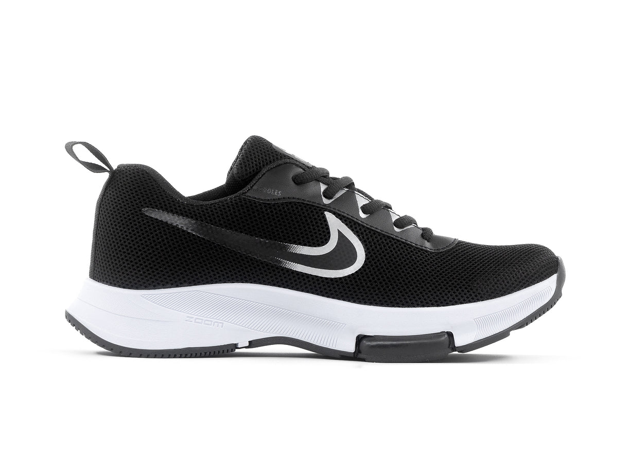 Paq 6 Pares Tenis 025 Negro Plata Negro 22/25.5