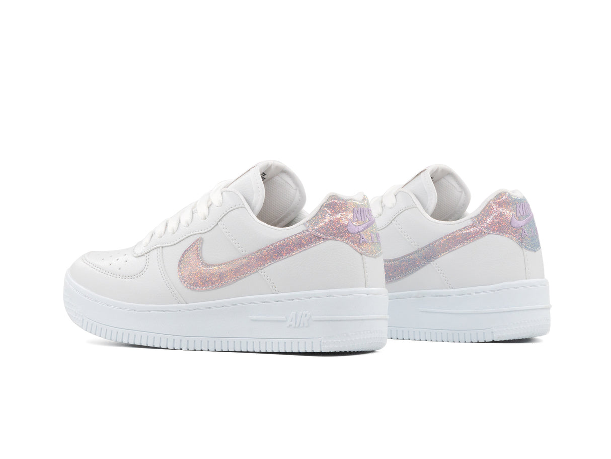Tenis 270 Blanco Lila Glitter