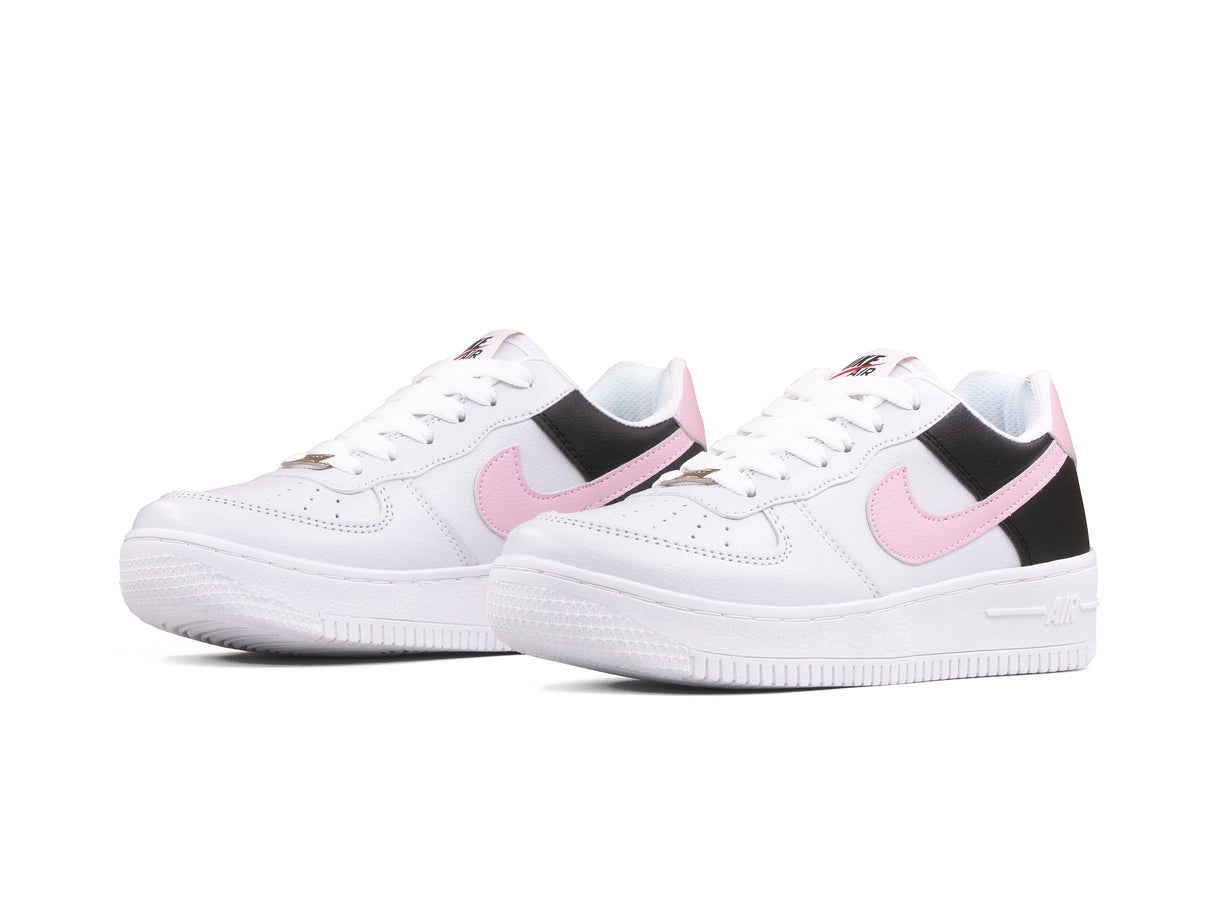 Tenis 270 Blanco Negro Rosa-1