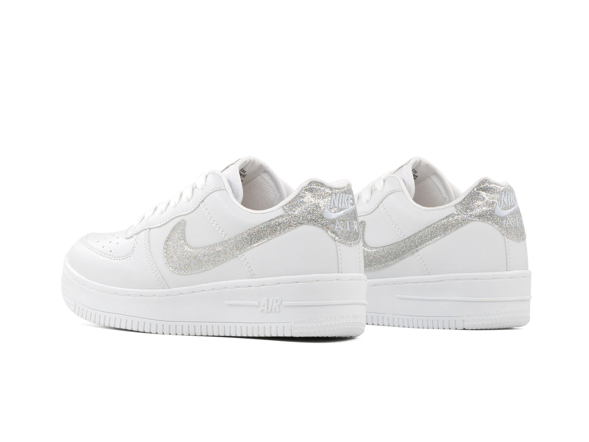 Tenis 270 Blanco Plata Glitter