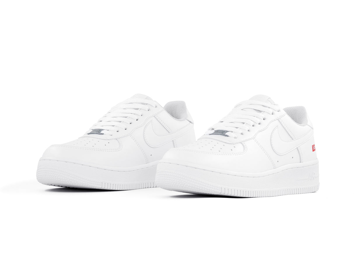 Paq 6 Pares Tenis Air Force 1 Blanco Supreme 1.1 Premium 25/28.5