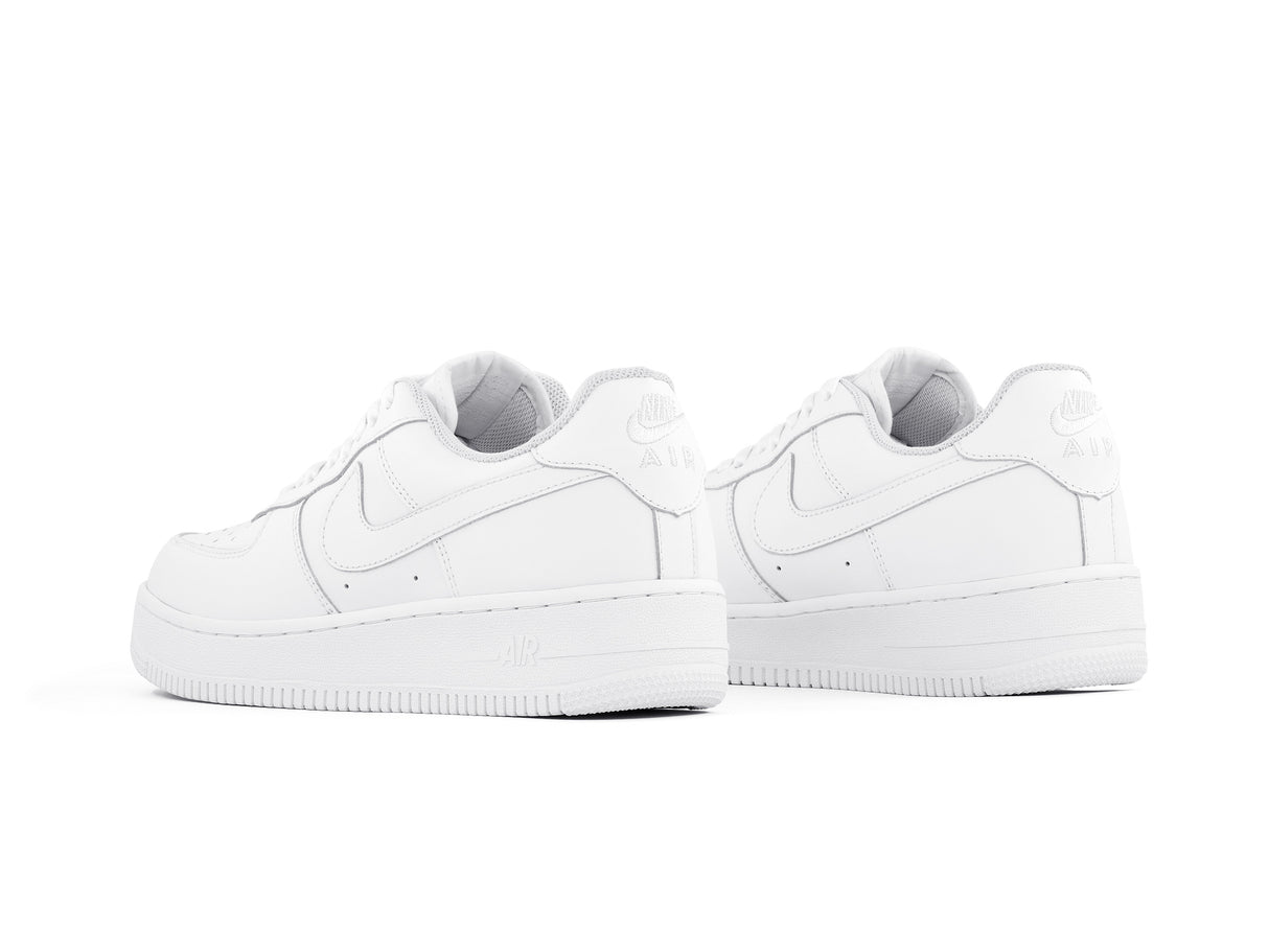 Paq 6 Pares Tenis Air Force 1 Blanco Total Piel 1.1 22/25.5