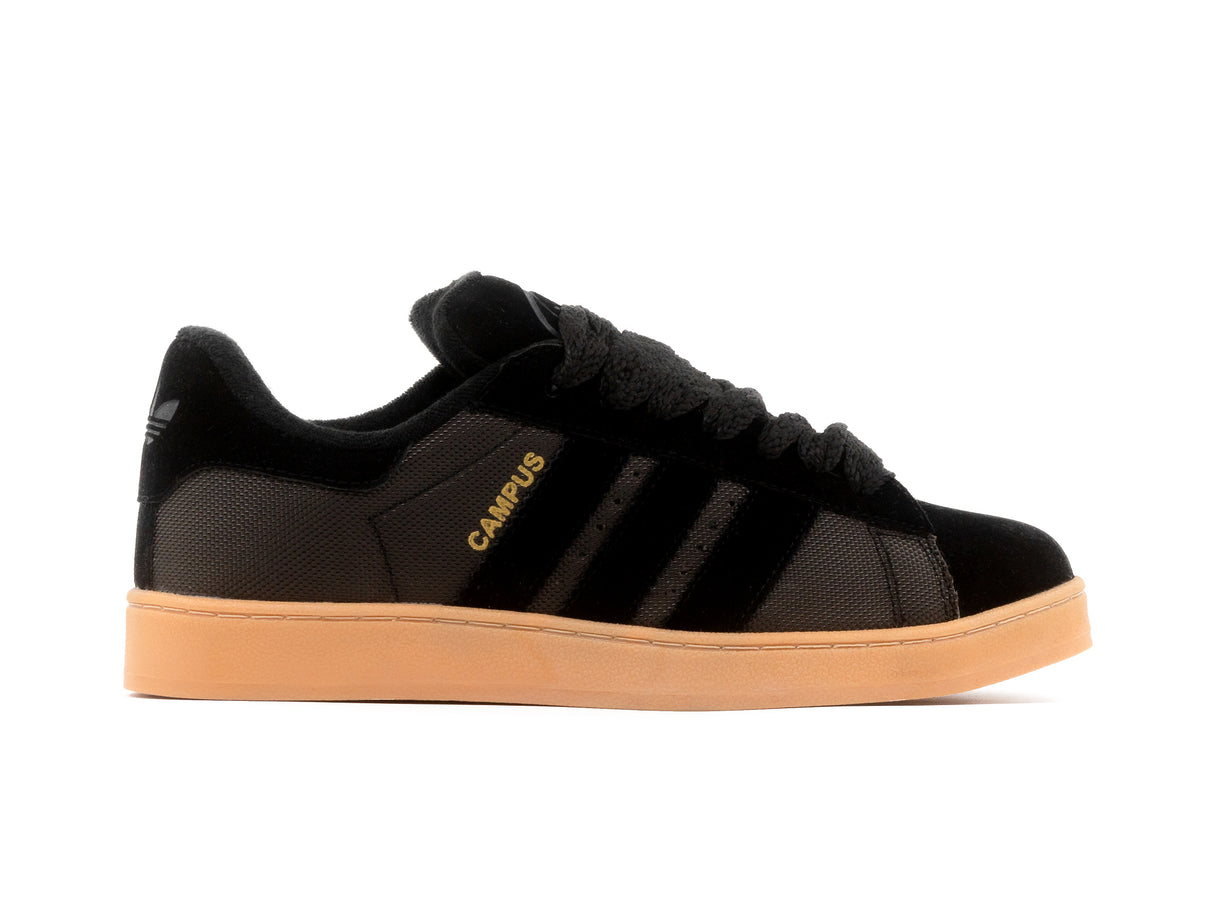Paq 6 Pares Tenis Campus Negro Camel 25/28.5