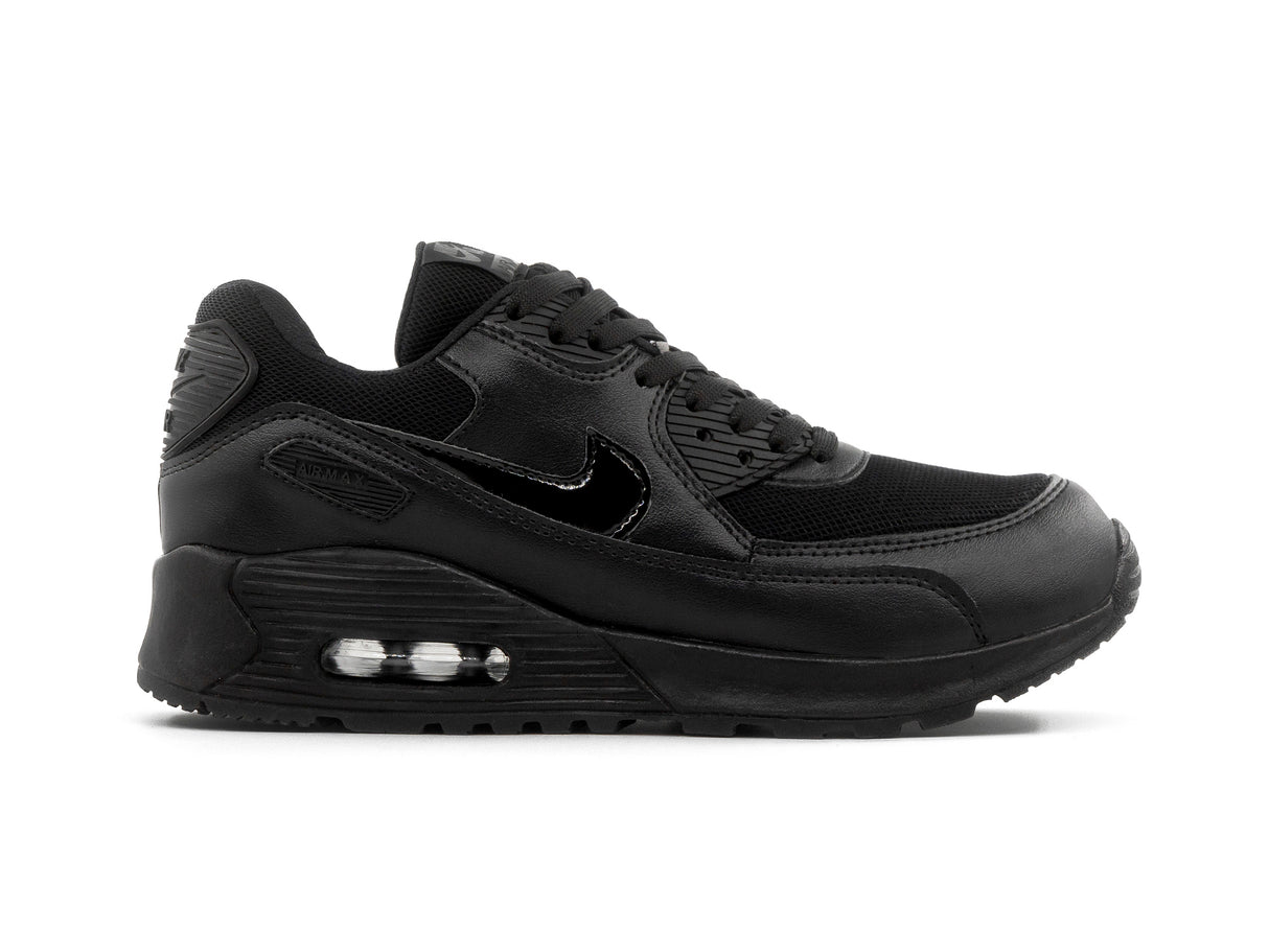 Paq 6 Pares Tenis Max 90 Negro Total 25/28.5