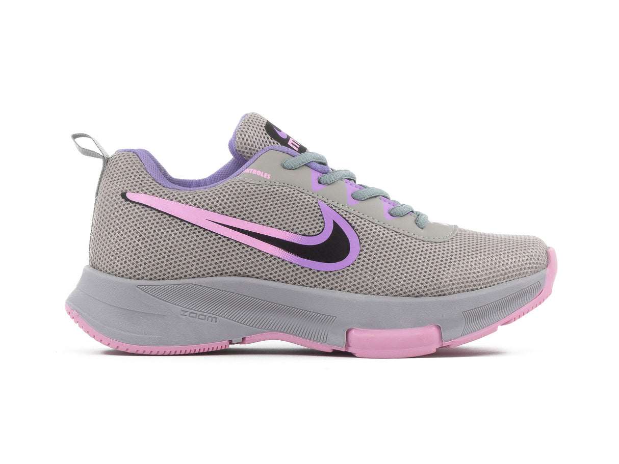 Paq 6 Pares Tenis 025 Plata Lila Rosa 22/25.5