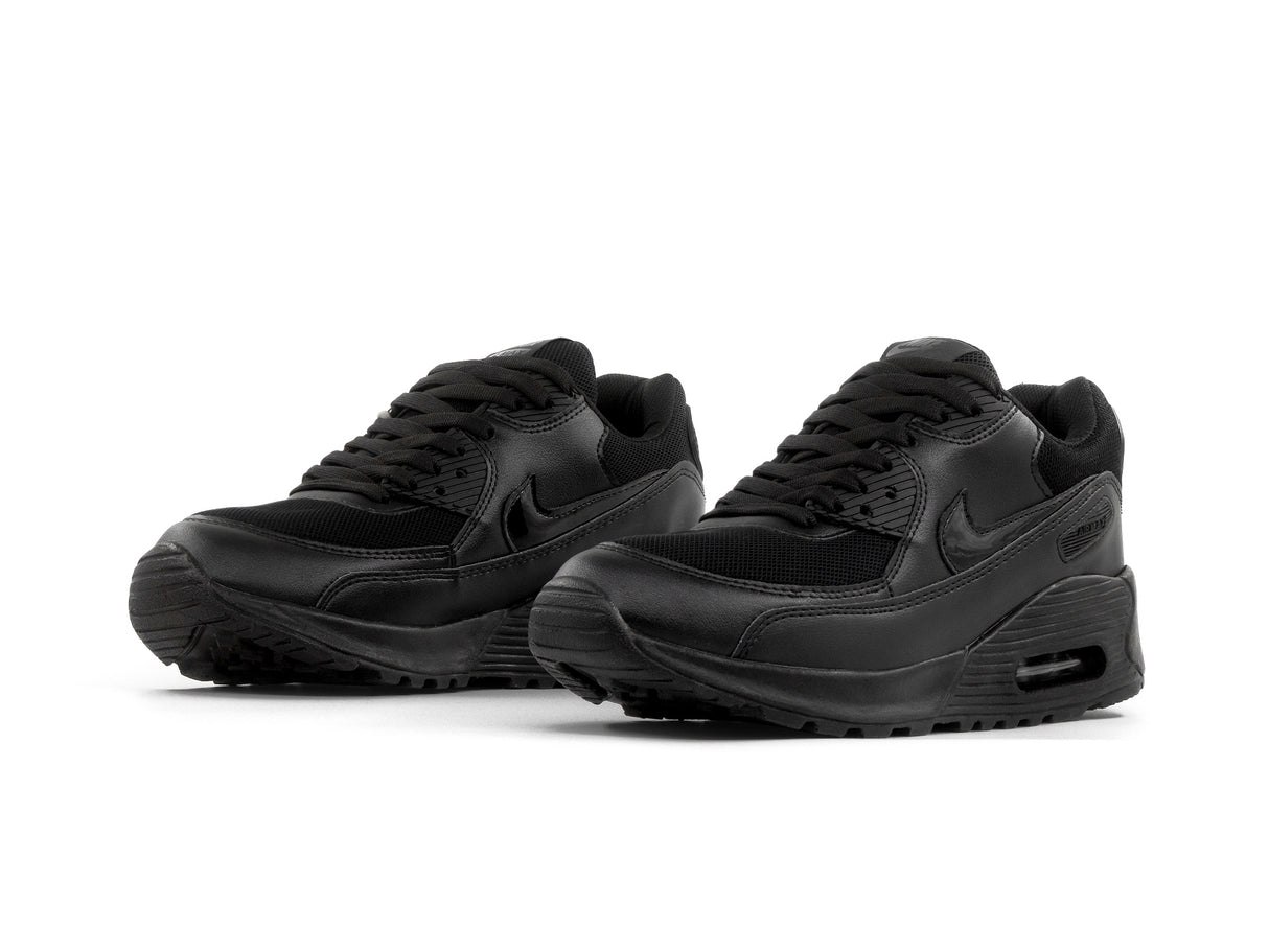 Paq 6 Pares Tenis Max 90 Negro Total 25/28.5