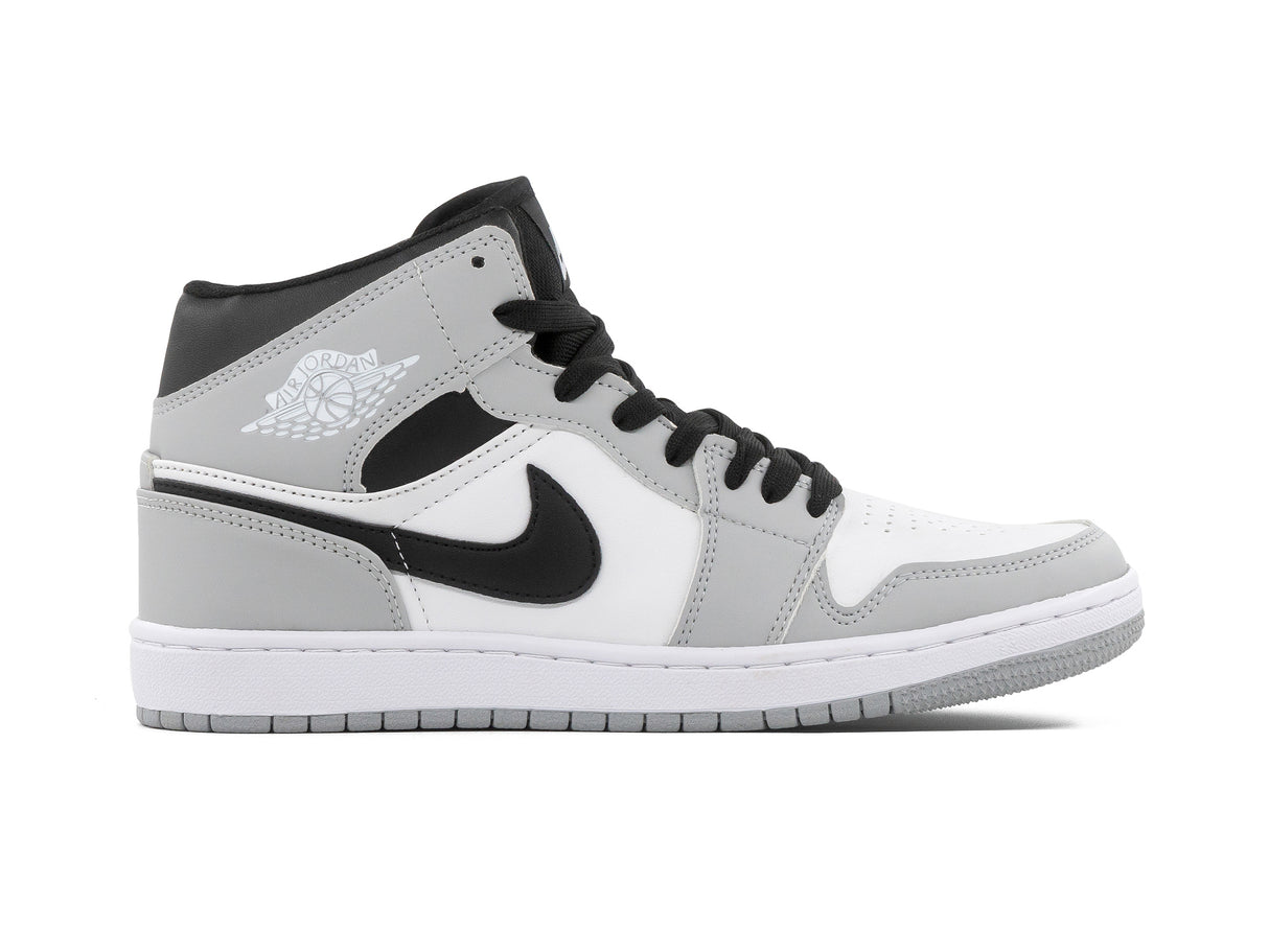 Tenis Retro 1 Gris Blanco Negro 1.1 Premium
