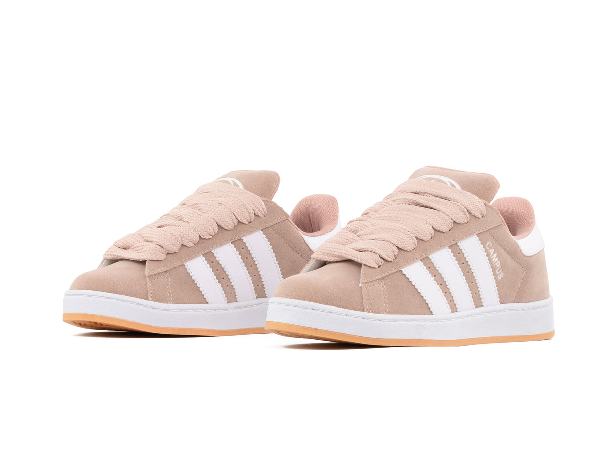 Paq 6 Pares Tenis Campus Beige Blanco 23/26.5