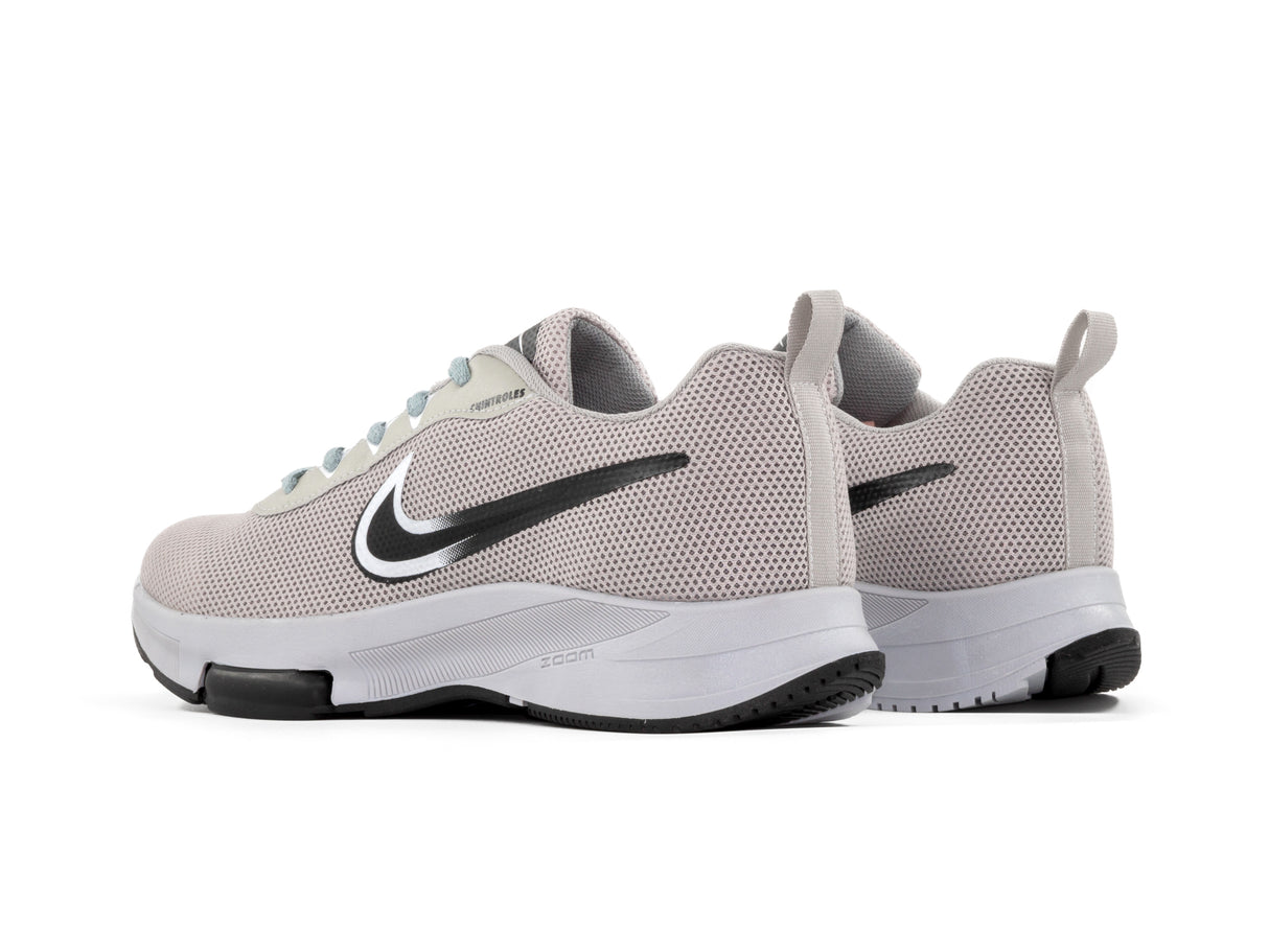 Tenis 025 Plata Blanco Negro