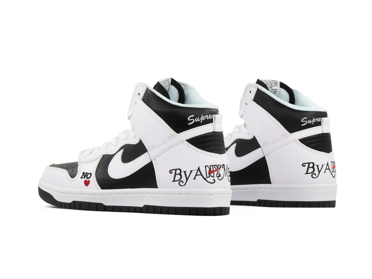 Paq 6 Pares Tenis Dunk Bota Supreme By Any Means Black 25/28.5