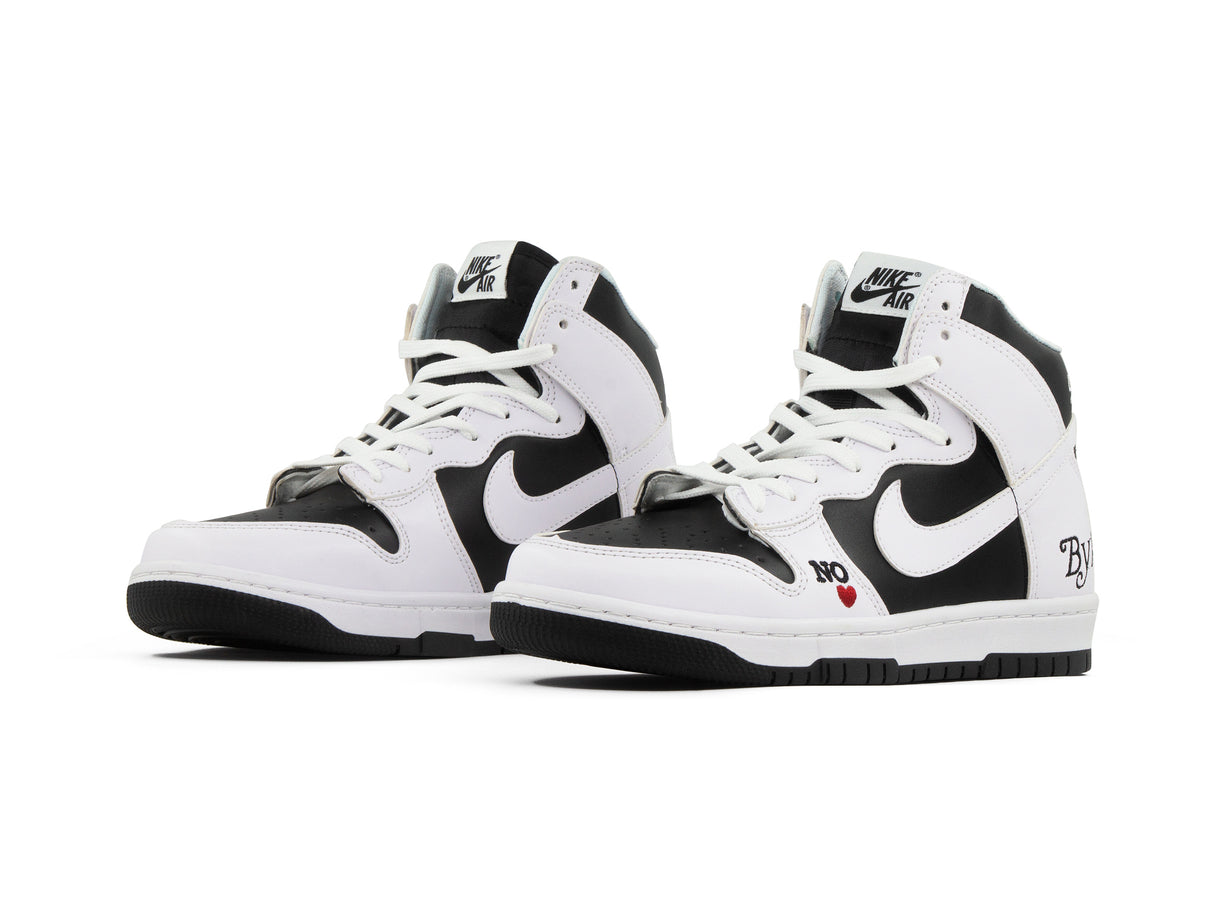 Paq 6 Pares Tenis Dunk Bota Supreme By Any Means Black 25/28.5