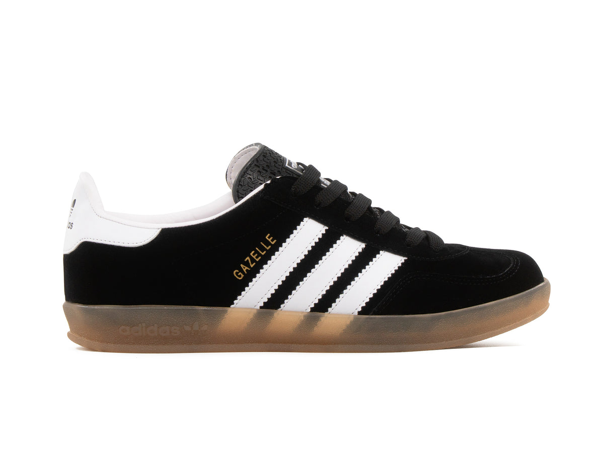 Tenis Gzl Negro Blanco Gamuza Suela Ambar
