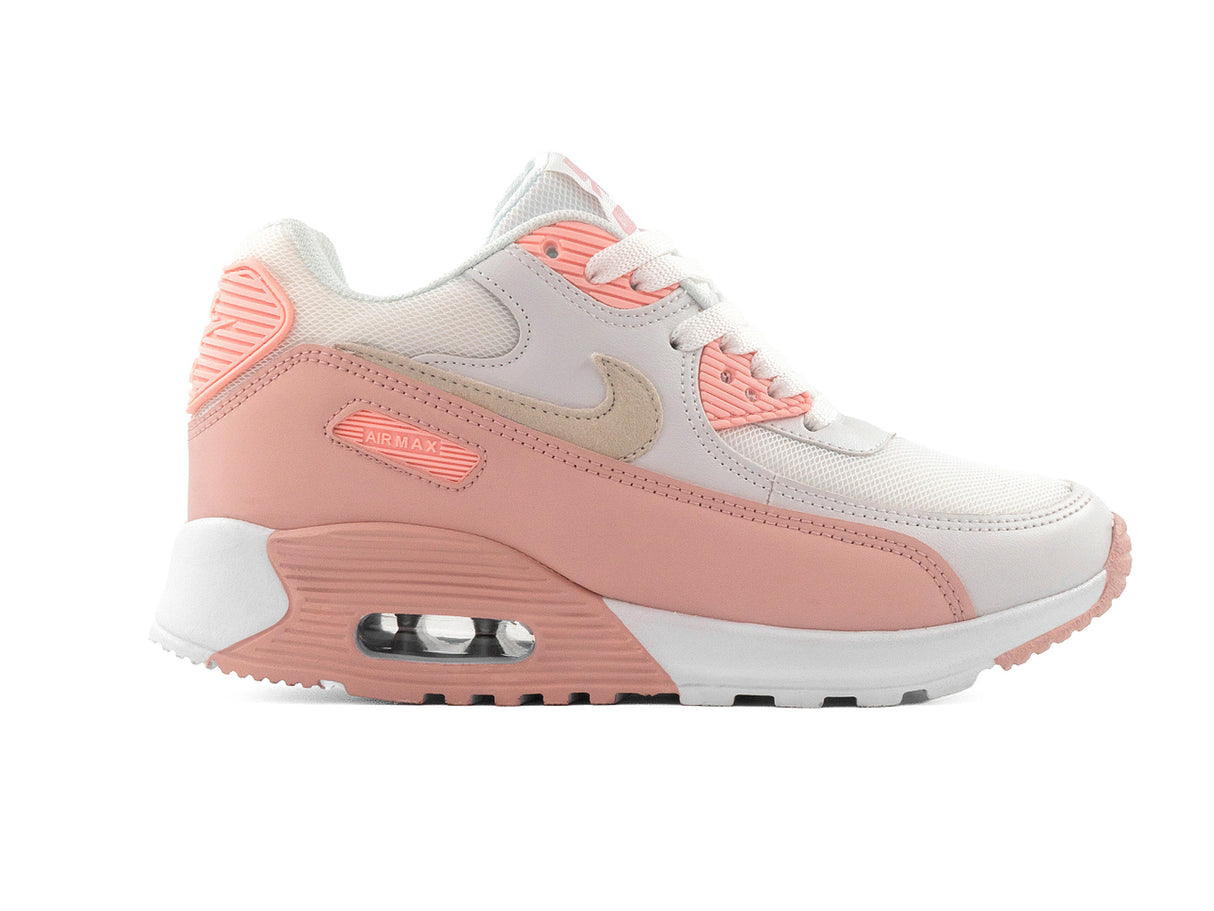 Paq 6 Pares Tenis Max 90 Blanco Coral 23/26.5