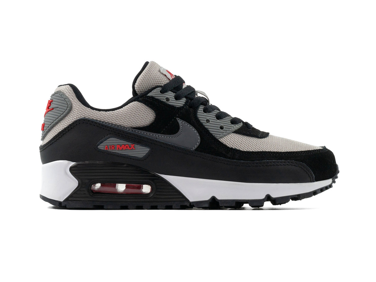 Tenis Max 90 Gris Negro Rojo Importado
