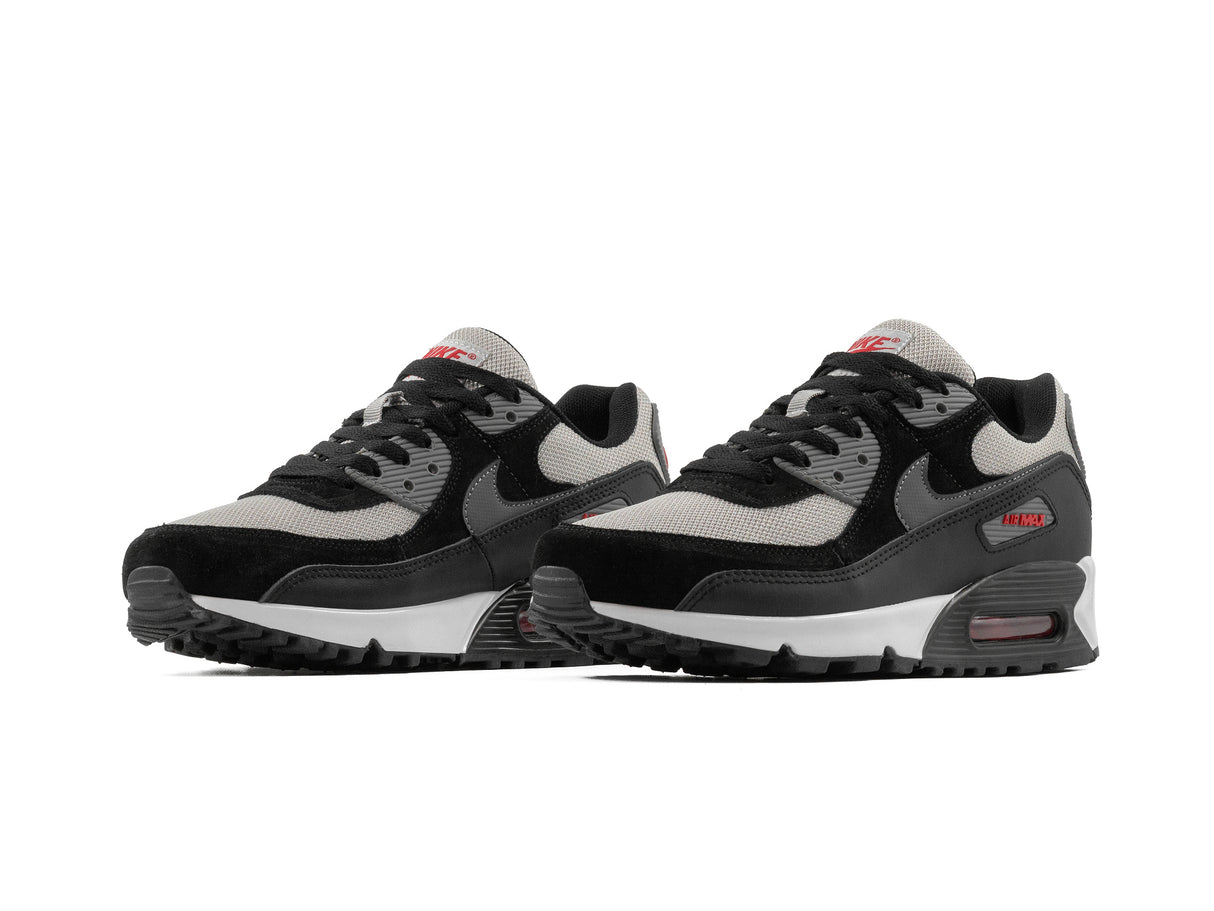 Tenis Max 90 Gris Negro Rojo Importado
