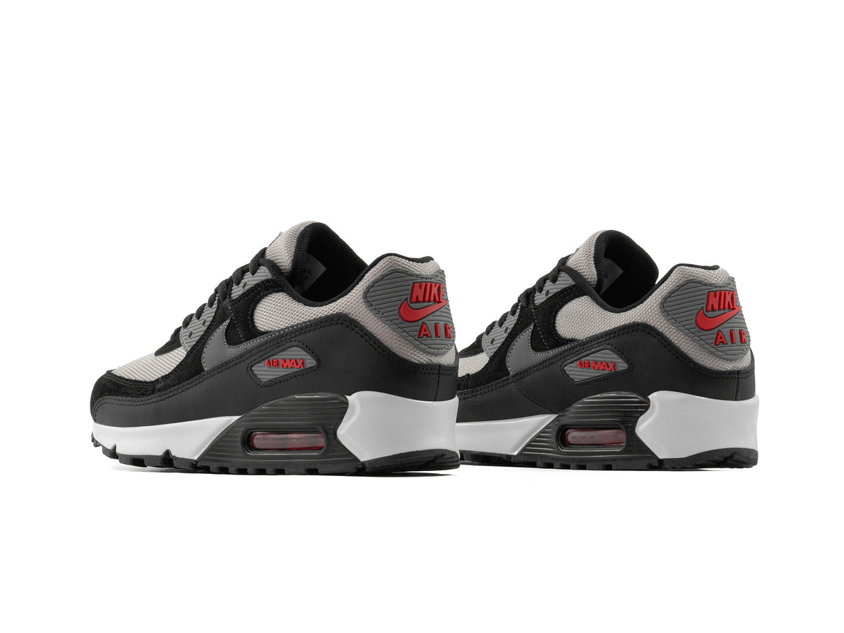 Tenis Max 90 Gris Negro Rojo Importado