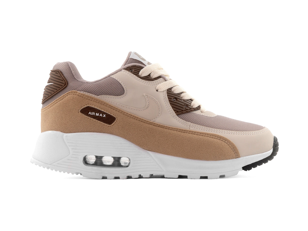Paq 6 Pares Tenis Max 90 Latte Cafe 22/25.5