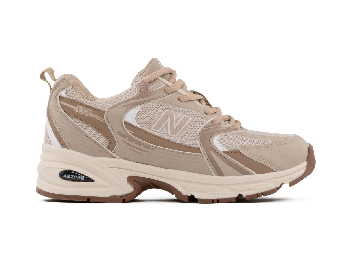 Paq 6 Pares Tenis New Balance 530 Crema Beige 1.1 Premium 23/26.5