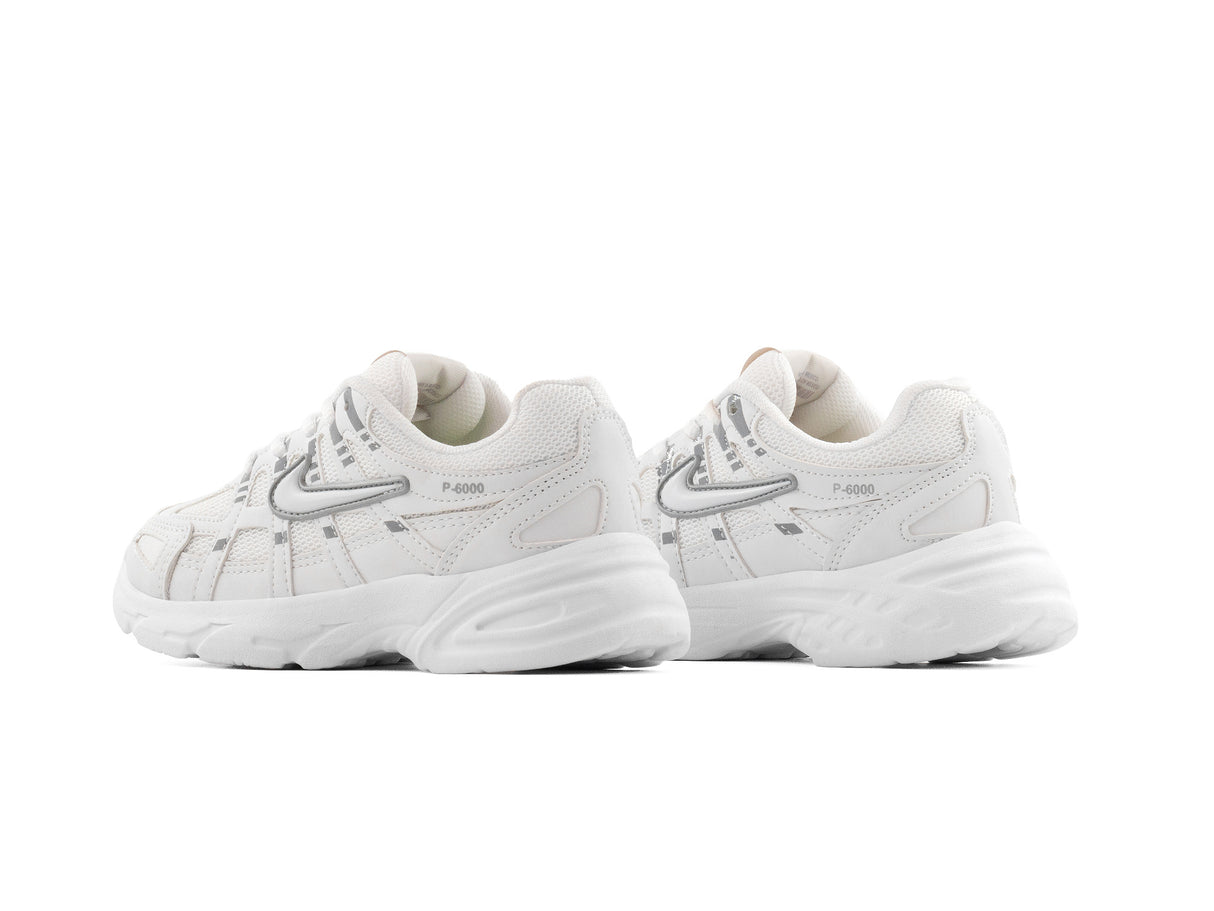 Tenis P6000 Blanco Plata Niño