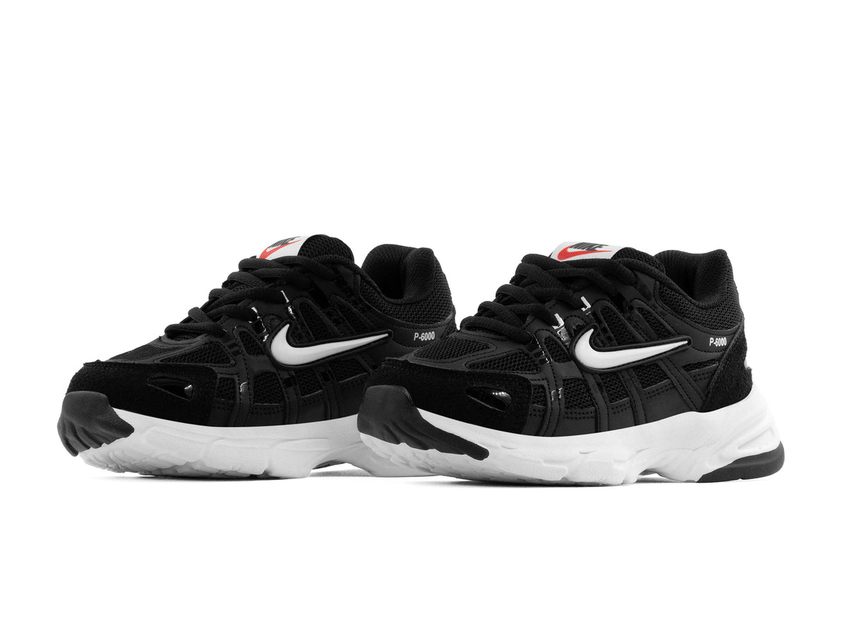 Tenis P6000 Negro Blanco Niño