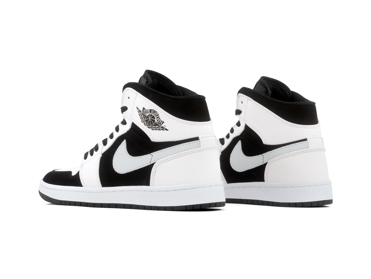 Tenis Retro 1 Blanco Negro Panda