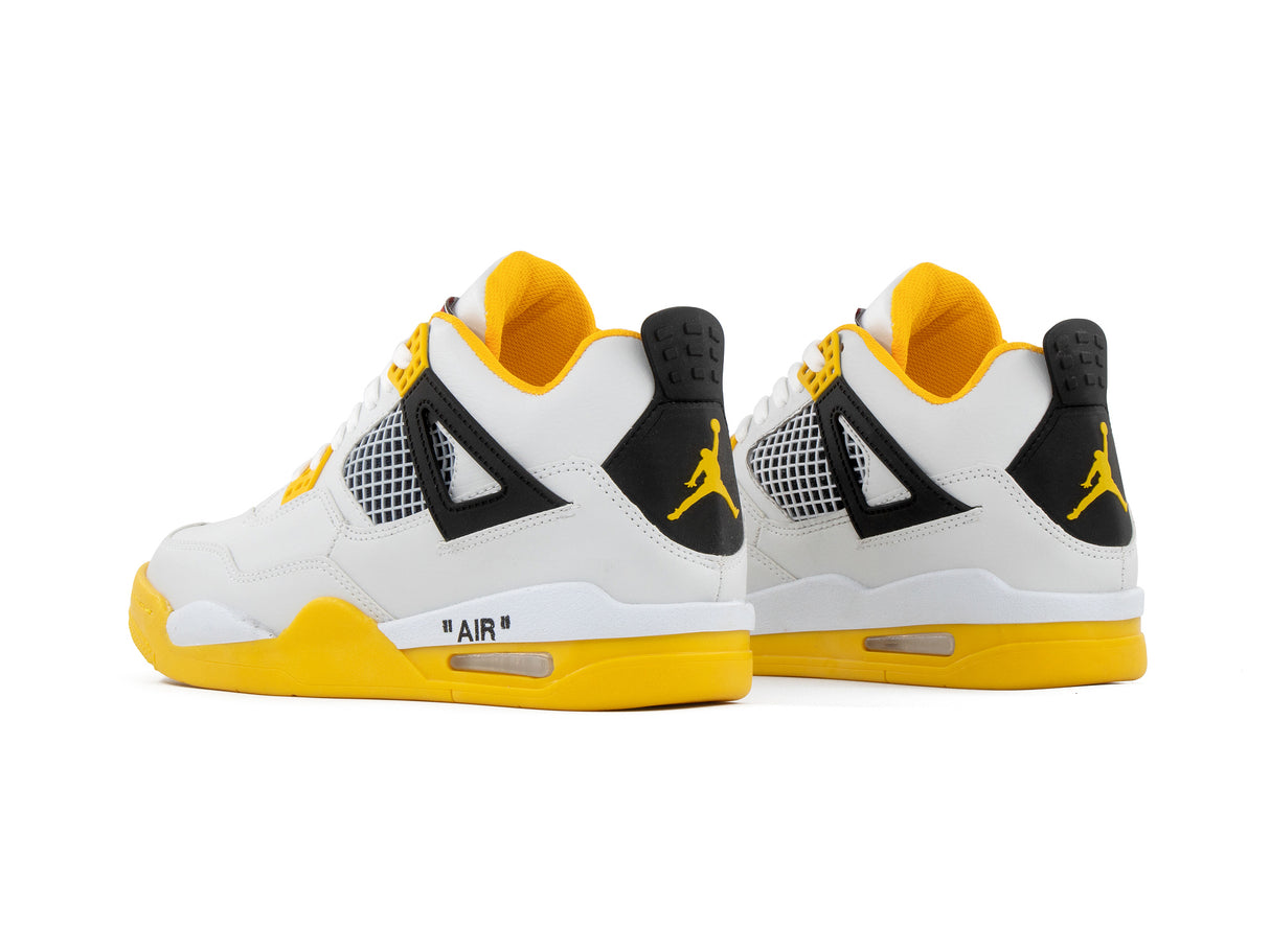 Paq 6 Pares Tenis Retro 4 Blanco Gris Amarillo 26/29.5