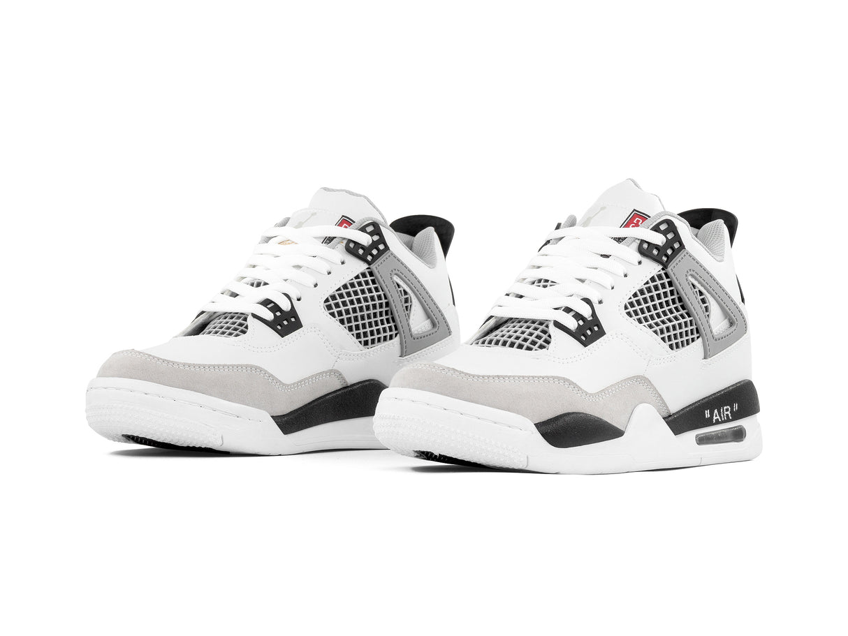 Paq 6 Pares Tenis Retro 4 Blanco Gris Negro 25/28.5