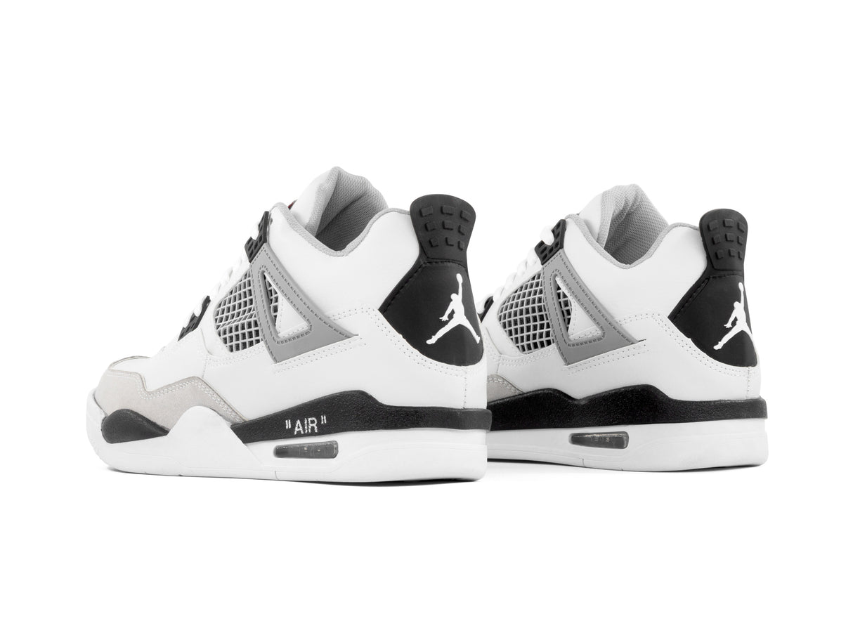 Paq 6 Pares Tenis Retro 4 Blanco Gris Negro 25/28.5