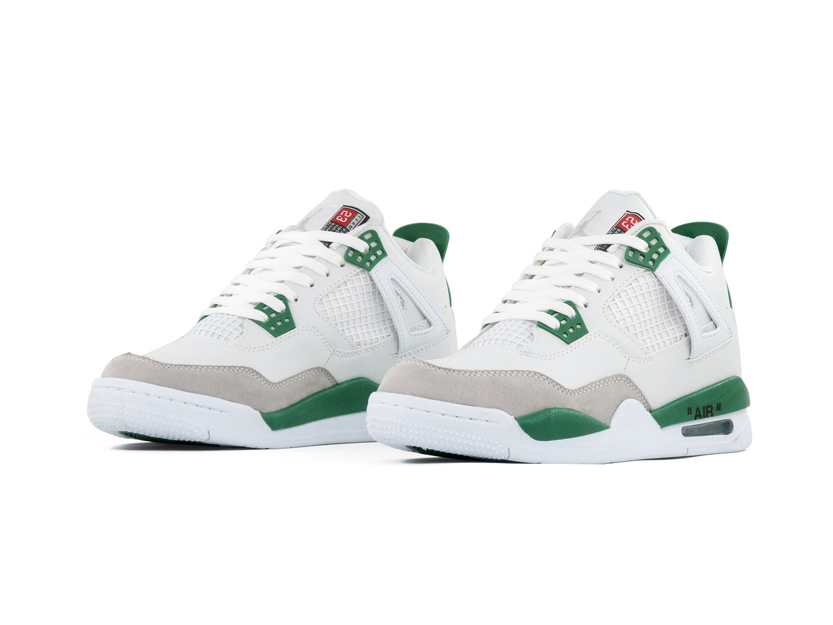 Paq 6 Pares Tenis Retro 4 Blanco Verde 26/29.5