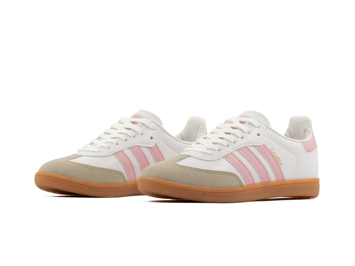 Tenis Samba Blanco Rosa