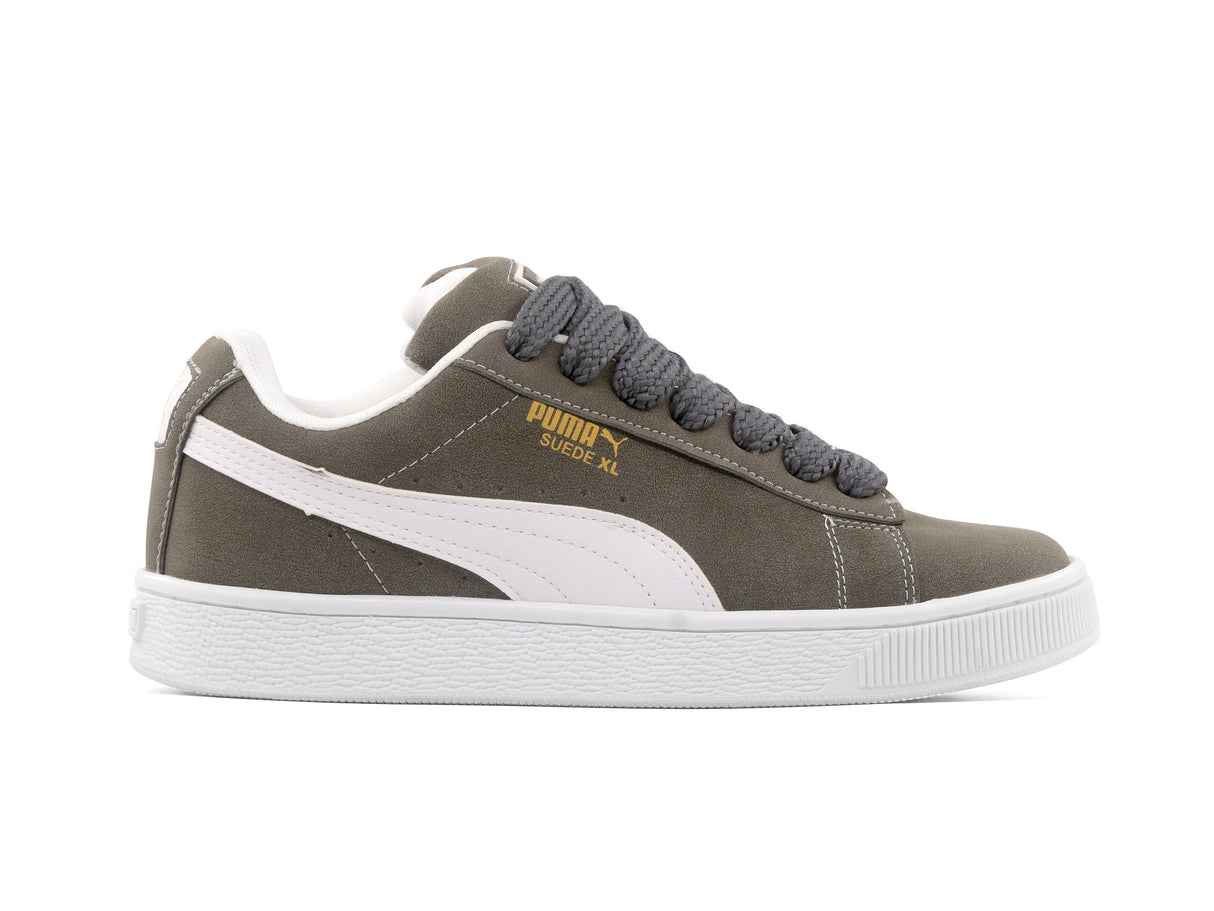 Paq 6 Pares Tenis Suede XL Gris Blanco 25/28.5