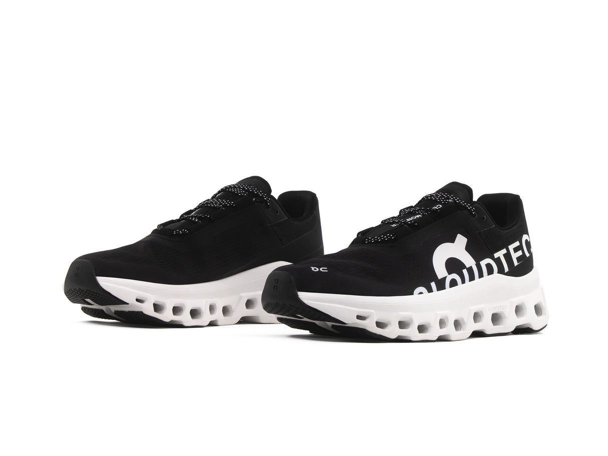 Tenis On Cloud Monster Negro Blanco Importado