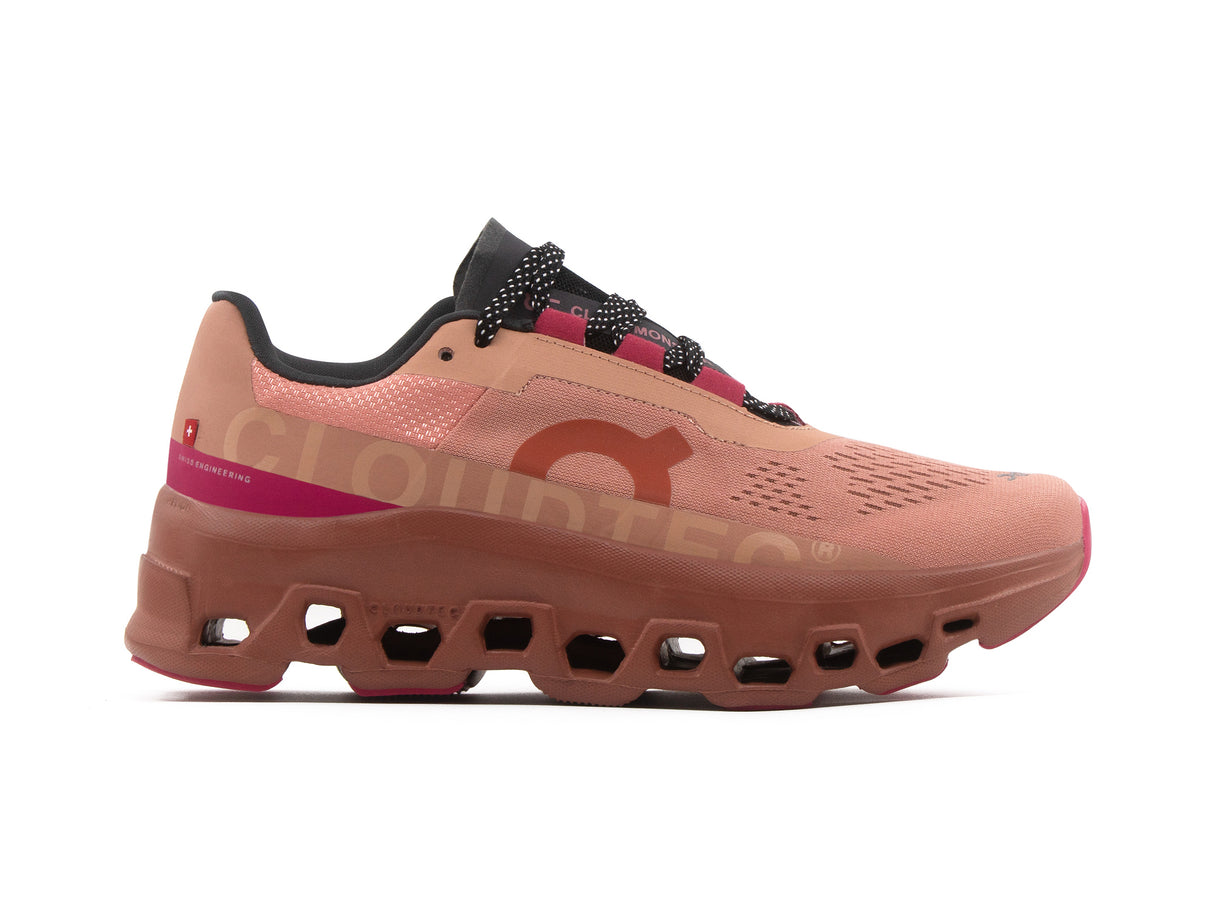 Tenis On Cloud Monster Rose Cork Importado