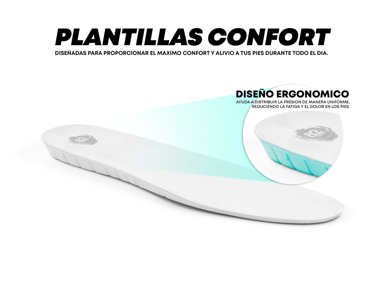 Paq 6 Pares Tenis Air Force 1 Blanco Total Piel 1.1 22/25.5