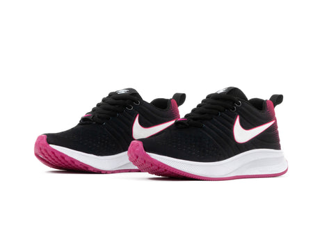 Paq 6 Pares Tenis 012 Negro Fiusha 23/26.5