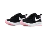 Paq 6 Pares Tenis 012 Negro Rosa 23/26.5