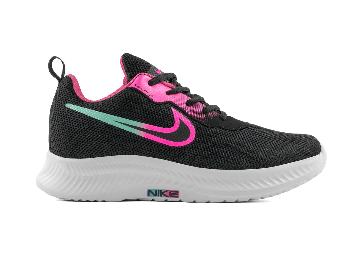 Tenis 026 Negro Fiusha Aqua