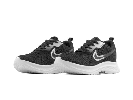 Paq 6 Pares Tenis 026 Negro Plata Negro 25/28.5