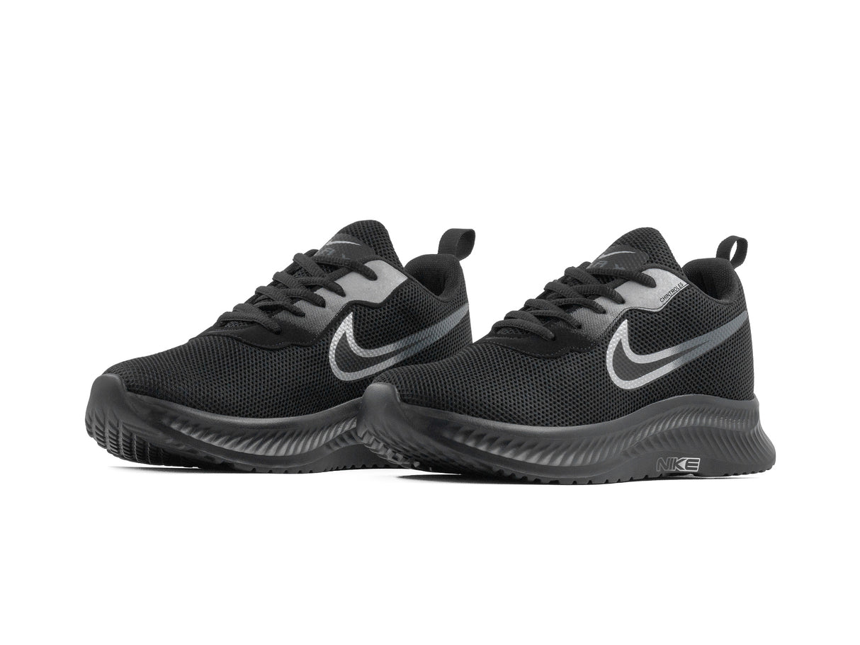 Tenis 026 Negro Plata Oxford