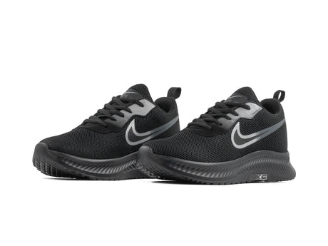 Paq 6 Pares Tenis 026 Negro Plata Oxford 25/28.5
