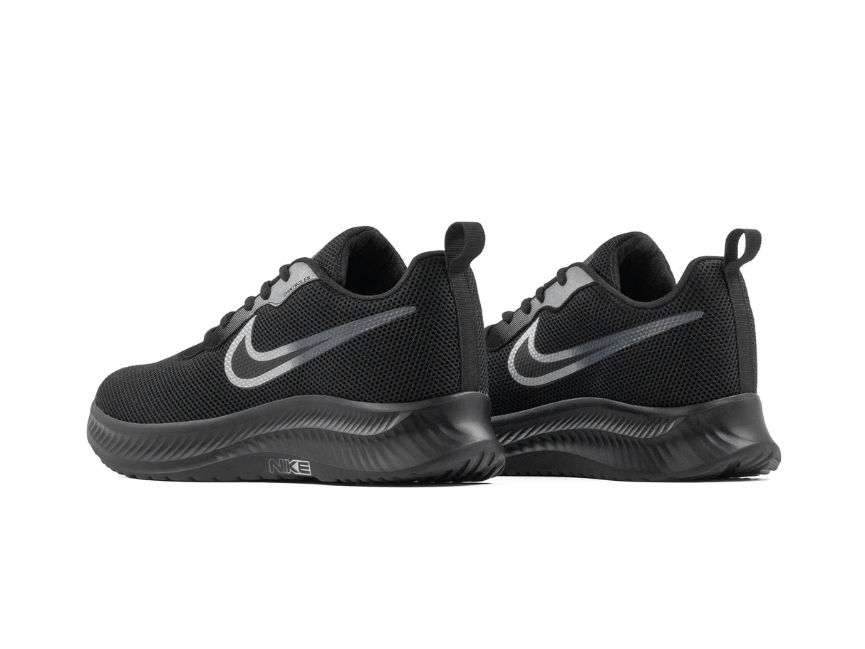 Paq 6 Pares Tenis 026 Negro Plata Oxford 25/28.5