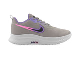 Tenis 026 Plata Lila Rosa
