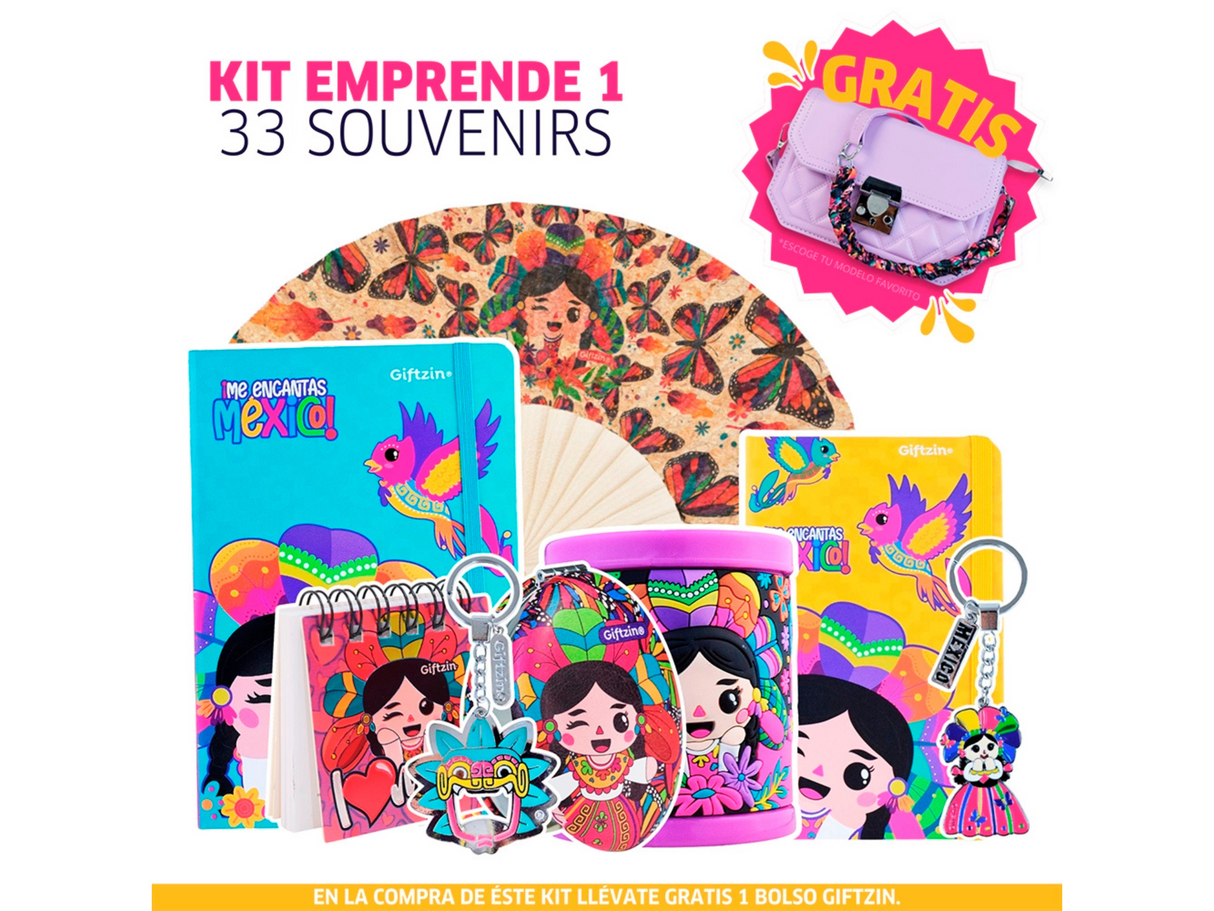 Kit Emprende 33 Souvenirs