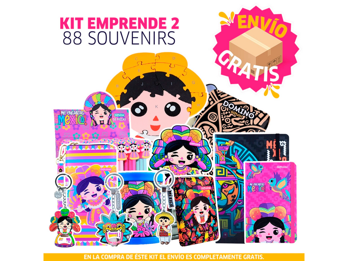 Kit Emprende 88 Souvenirs
