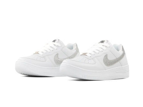 Tenis 270 Blanco Plata Glitter