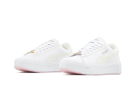 Paq 6 Pares Tenis 3011 Blanco Brillos 23/26.5