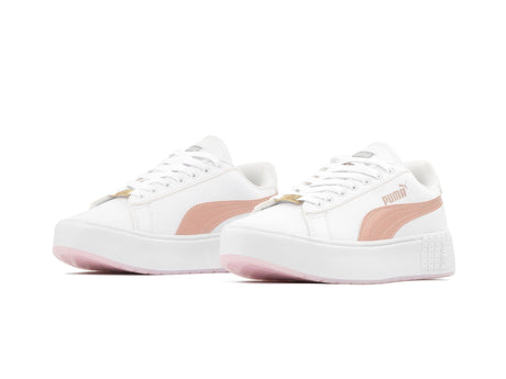 Paq 6 Pares Tenis 3011 Blanco Oro Rosado 23/26.5